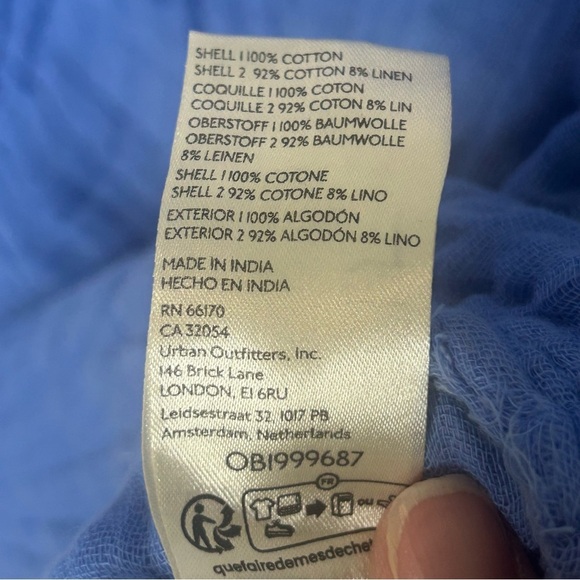 FP We The Free Heat Waves Top Linen Blend Gauze Oversized NWOT - Picture 11 of 13